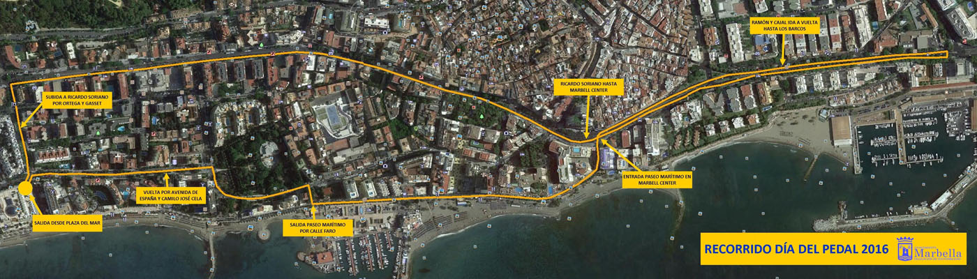 Marbella celebrará este domingo el Día del Pedal reivindicando la movilidad sostenible como modelo de ciudad